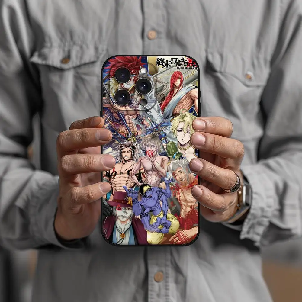 سجل Ragnarok جراب هاتف جراب هاتف آيفون 17 16 15 14 13 12 11 X XR XS Plus Pro Max غطاء أسود ناعم صغير #5