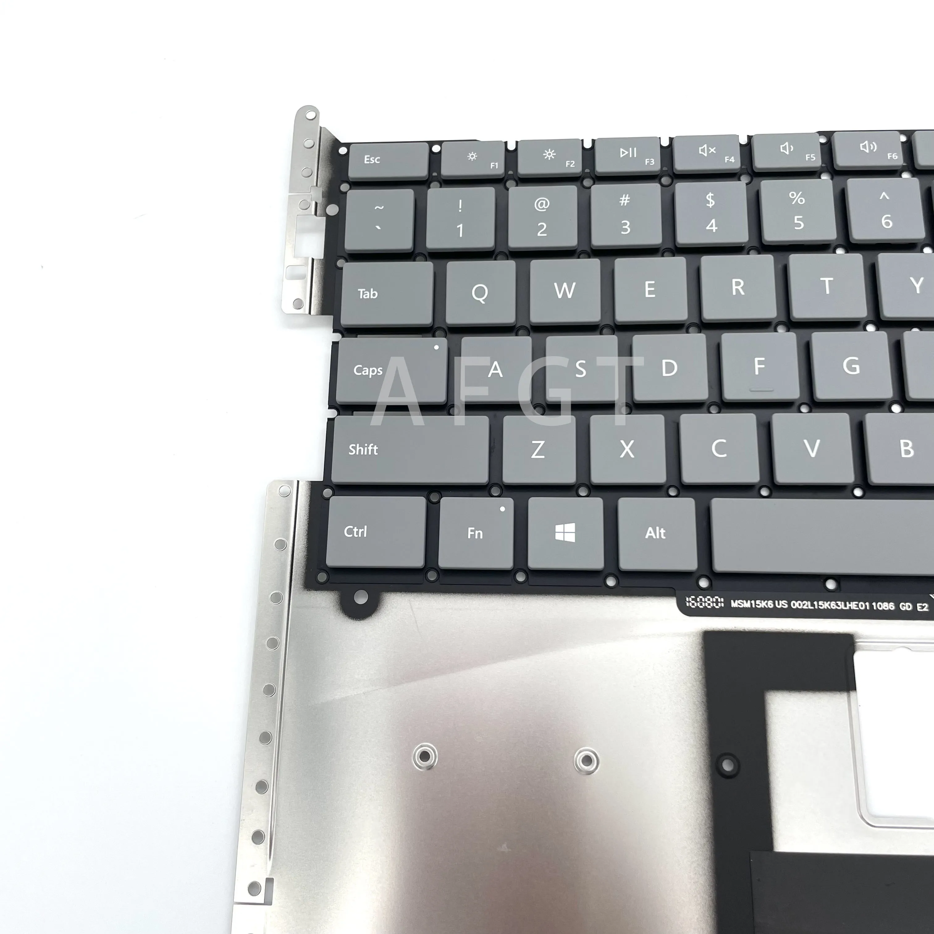 Imagem -06 - Original 13.5 para Microsoft Surface Laptop1 1769 1782 Cinza Teclado Palmrest Capa com Luz de Fundo Nos Testado