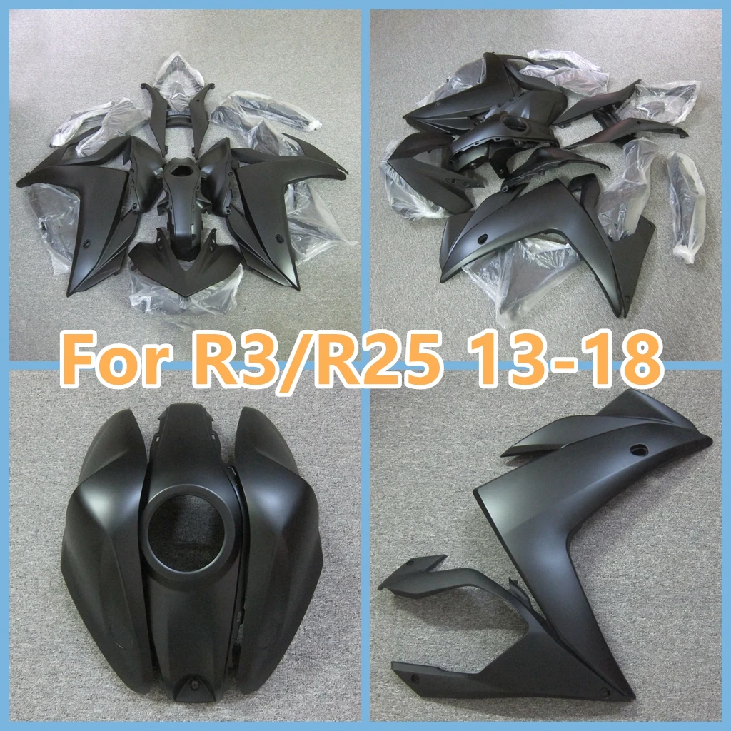 Painted  Fairings Kit for YAMAHA 2019 2020 2021 2022 23 YZFR25 19 20 21 22 23 YZF-R3 Sportbike Body Repair Motorcycle Bodywork