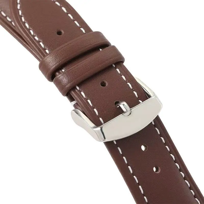 Quickfit 20 22 26 mm Leather Strap For Garmin Watch Fenix 5 6 6S 7 Pro 7S 7X 8 AMOLED 43 47 51 Enduro 1 2 3 Approach S70 Band