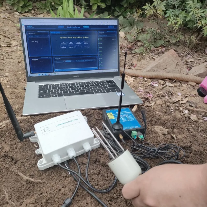 SERVER SOFTWARE LORA LORAWAN WIFI 4G GPRS RS485 MODULE SOIL TEMPERATURE AND HUMIDITY METER