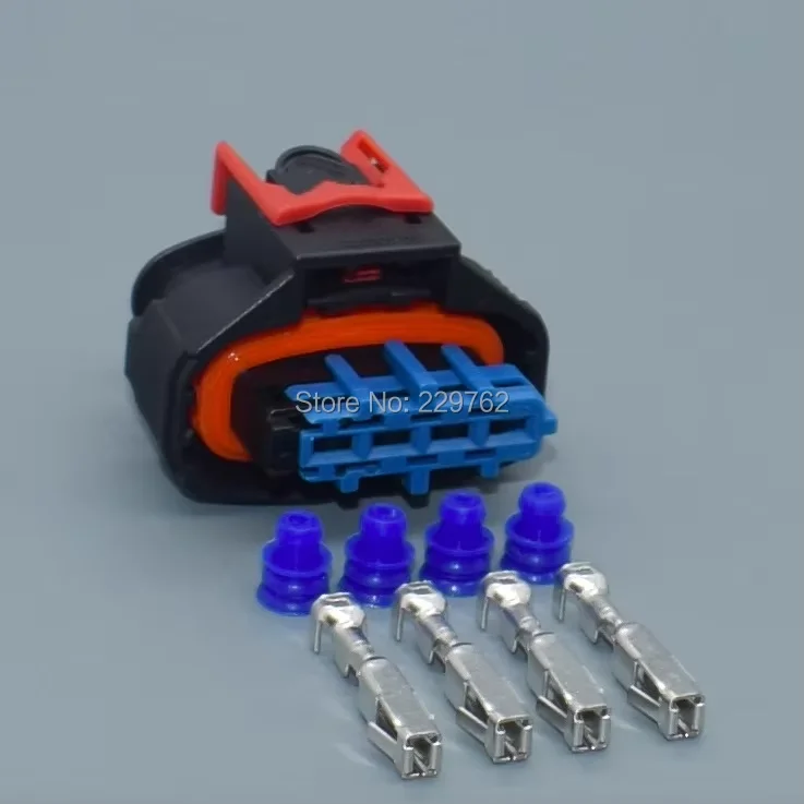 1/100set 4pin auto electric male plug cable waterproof wiring connector 1928405525 1 928 405 525