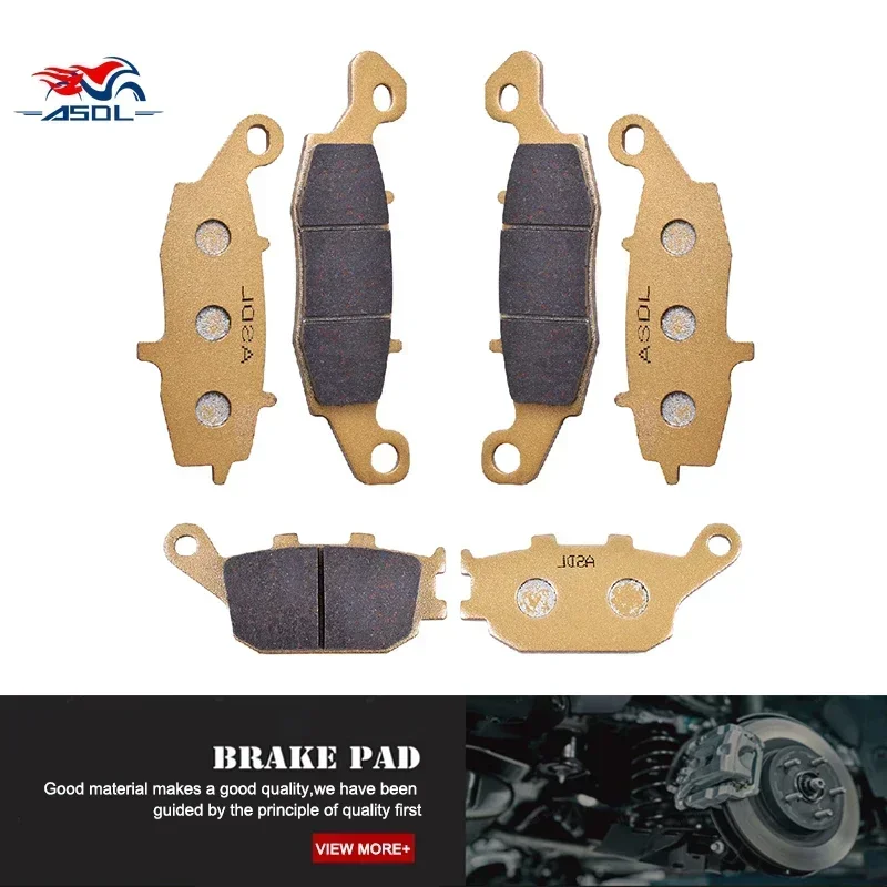 

Motorcycle Front Rear Brake Pads Disc Tablets For SUZUKI DL650 DL650A V-Strom Traveller ABS Xpedition 2007-2011 DL650X DL 650