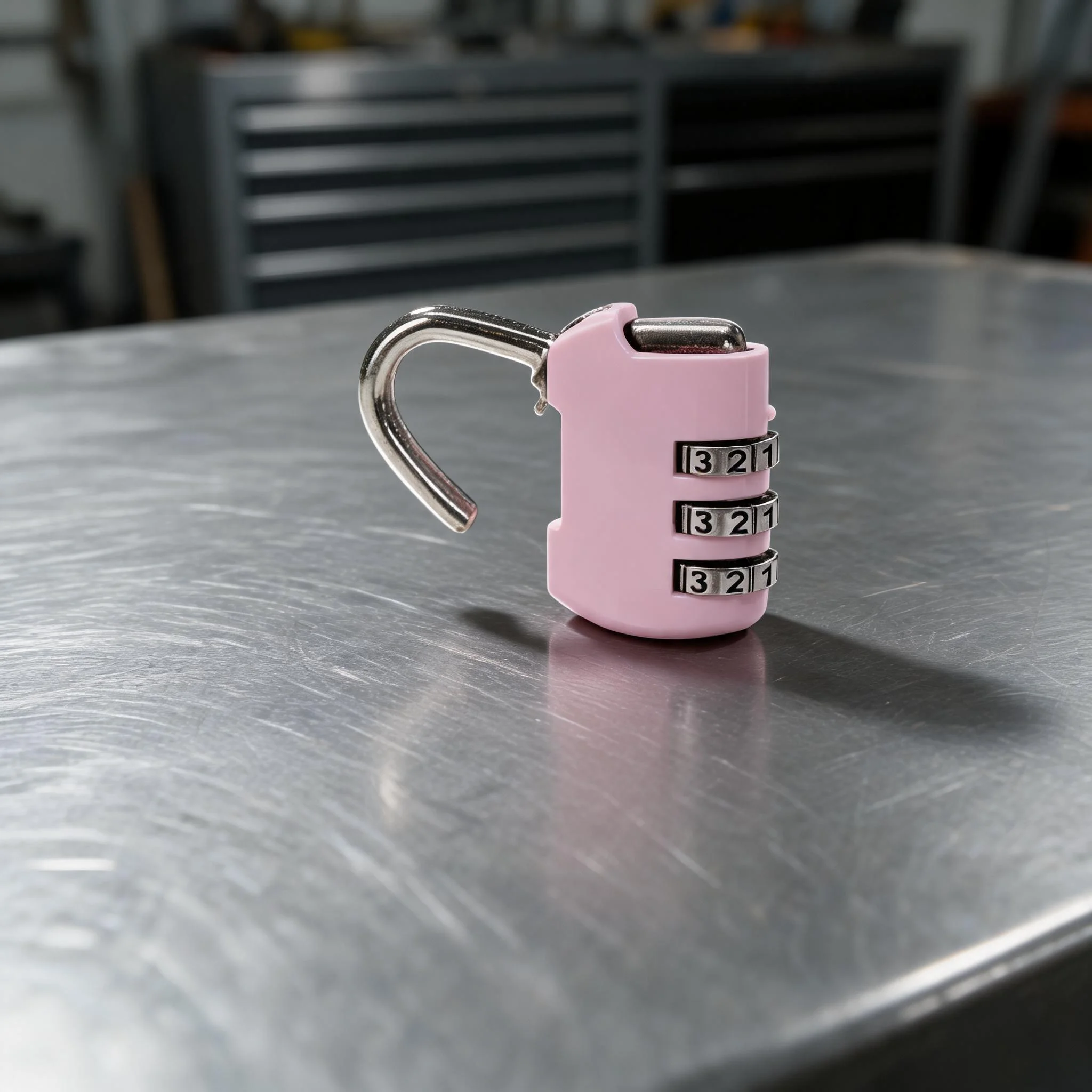 Mini-Digital Combination Lock Zinc Alloy Waterproof 3 Digit Password Padlock For Luggage Gym Locker Backpack Travel Security