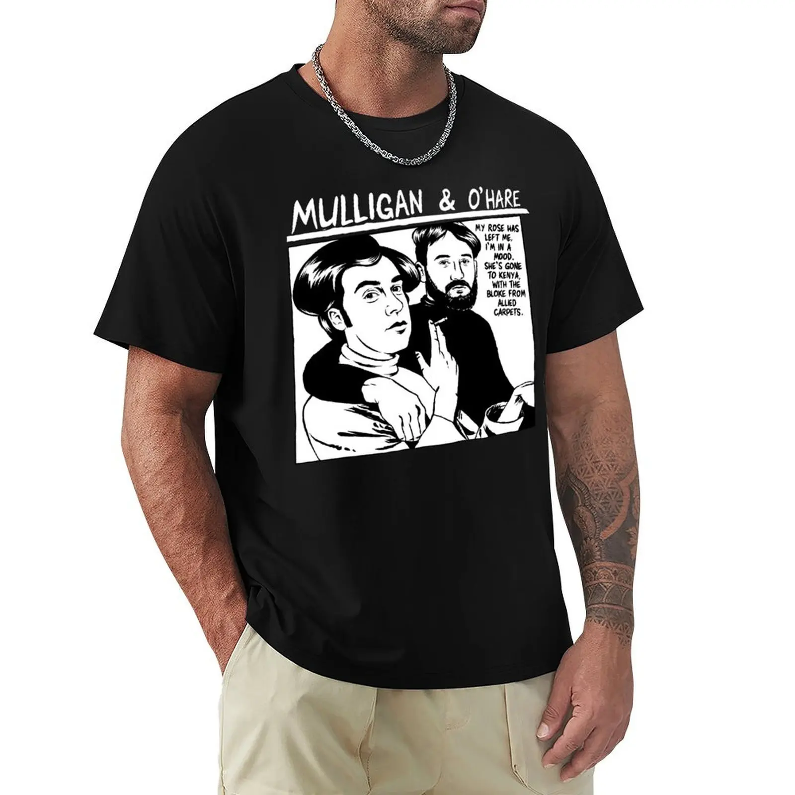 

Mulligoo & O'Hare (White Version - Incase you wanted a black shirt) T-Shirt vintage t shirts tops clothing for men