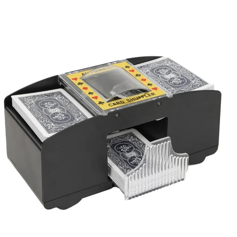 

Automatic Card Shuffler Playing Card Dealer Shuffling Machine Casino Card Shuffler for UNO Blackjack Texas Hold'em Poker Cards