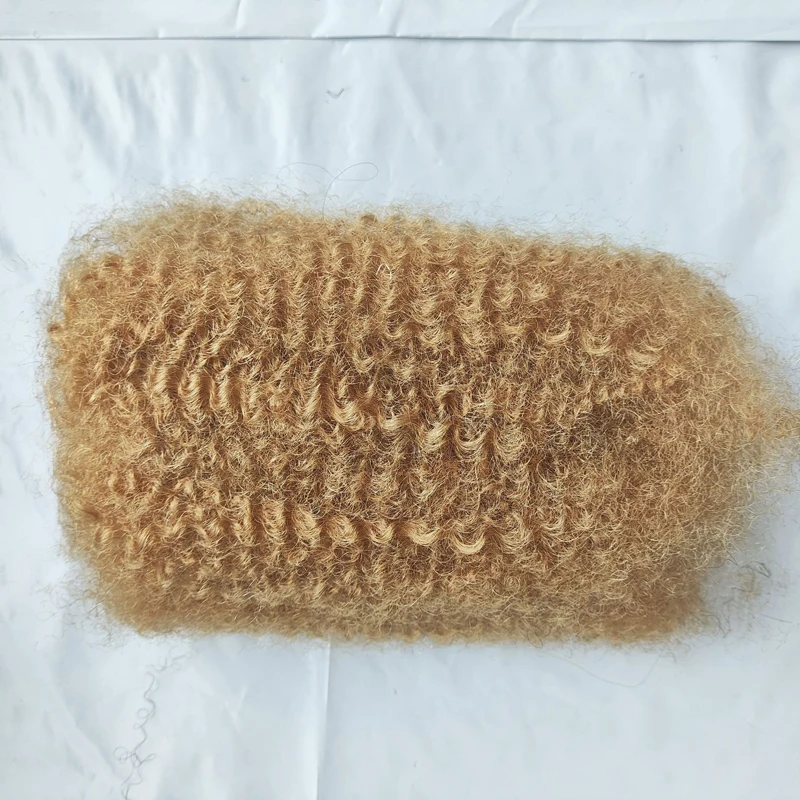 30 g/50 g # 27/30/4/Bug 4C Afro Kinky Bulk Human Hair Extensions Geen Inslag Braziliaanse Remy Bulk voor Locs Micro Twist Vlechten Haar