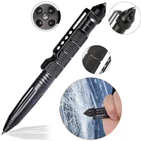 Military Tactical Pen Multifunction Aluminum AlloyOutdoor Camping Security Survival Tools Emergency Glass Breaker Pen