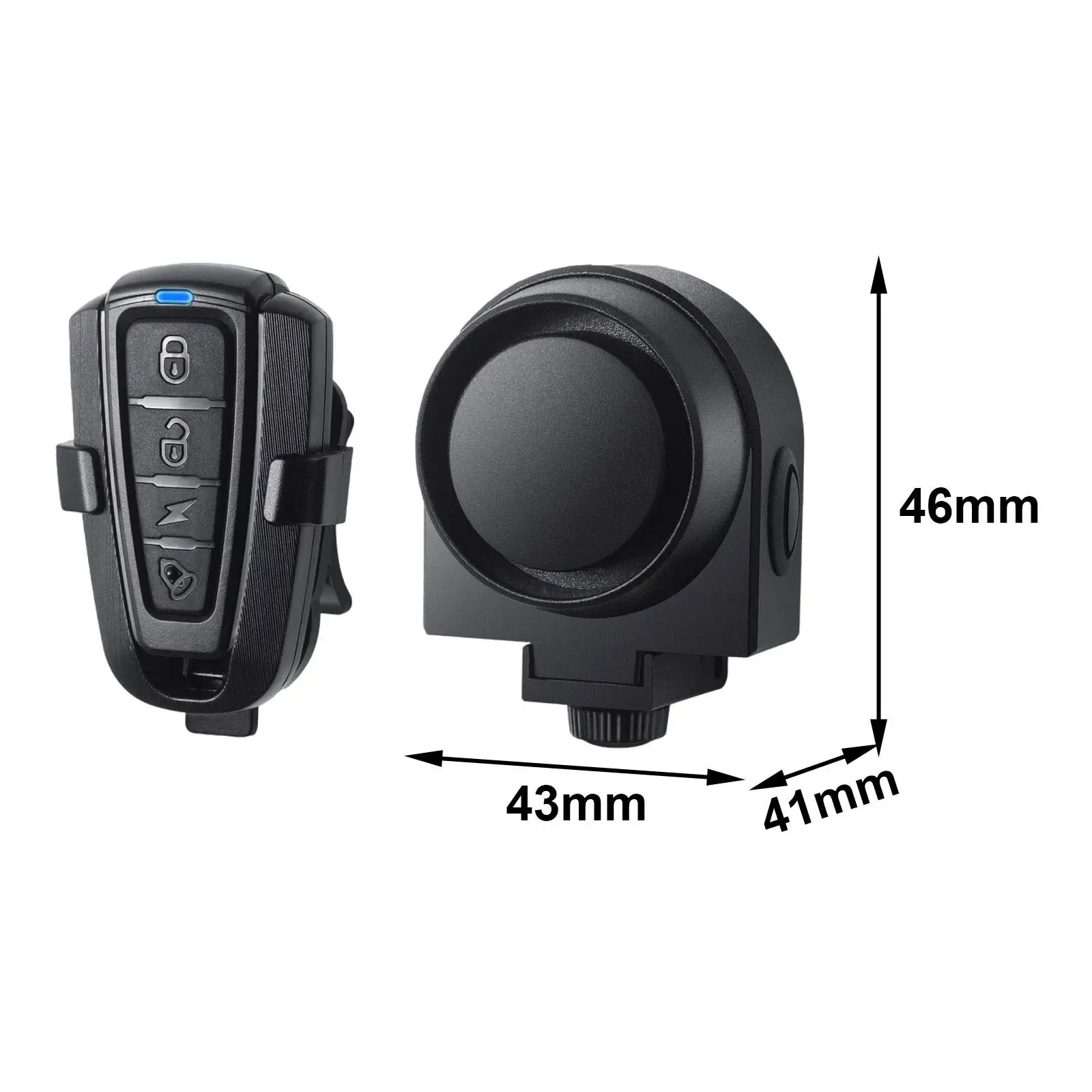 Bike Alarm Compact Safe Portable Bike Security Device Security Alarm for Electric Vehicles Riding Cycling Mountain Bikes Outdoor