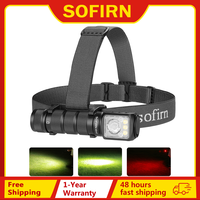 SOFIRN HS42 Headlamp 2100lm 18650 EDC USB C Rechargeable with Power Bank Flashlight SST40 LED Torch with Magnetic for Camping