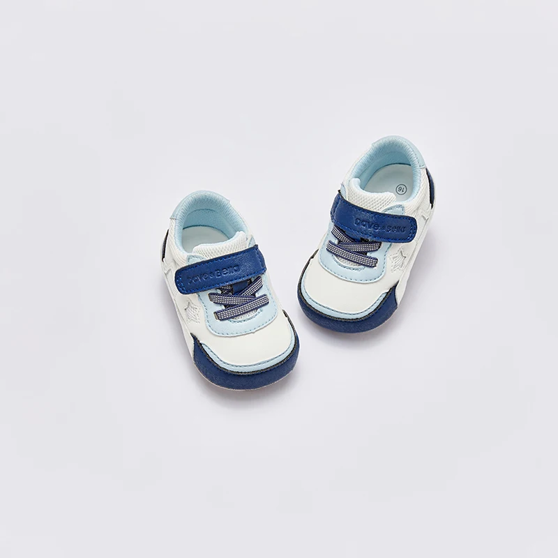 Dave Bella Children's Baby Board Shoes Spring Blue Boys' Shoe Walking Shoes Anti slip Girls' Breathable Sports DB1248645