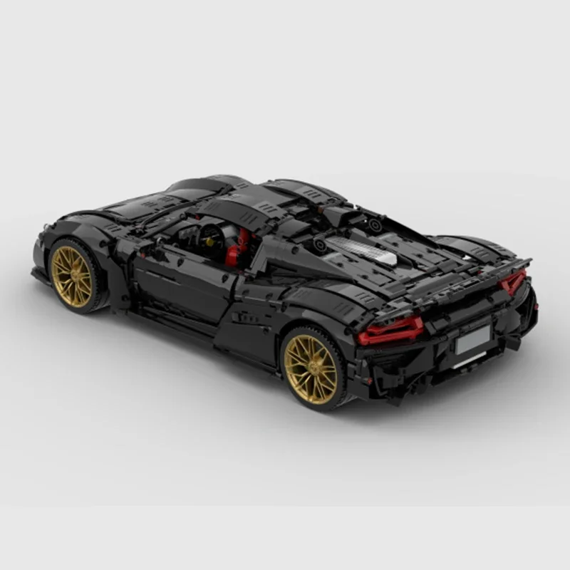 Stadsautomodel Moc Bouwstenen Snelheidskampioen Supercar-Technologie Modulaire Blokken Geschenken Kerstspeelgoed Diy Sets Assemblage