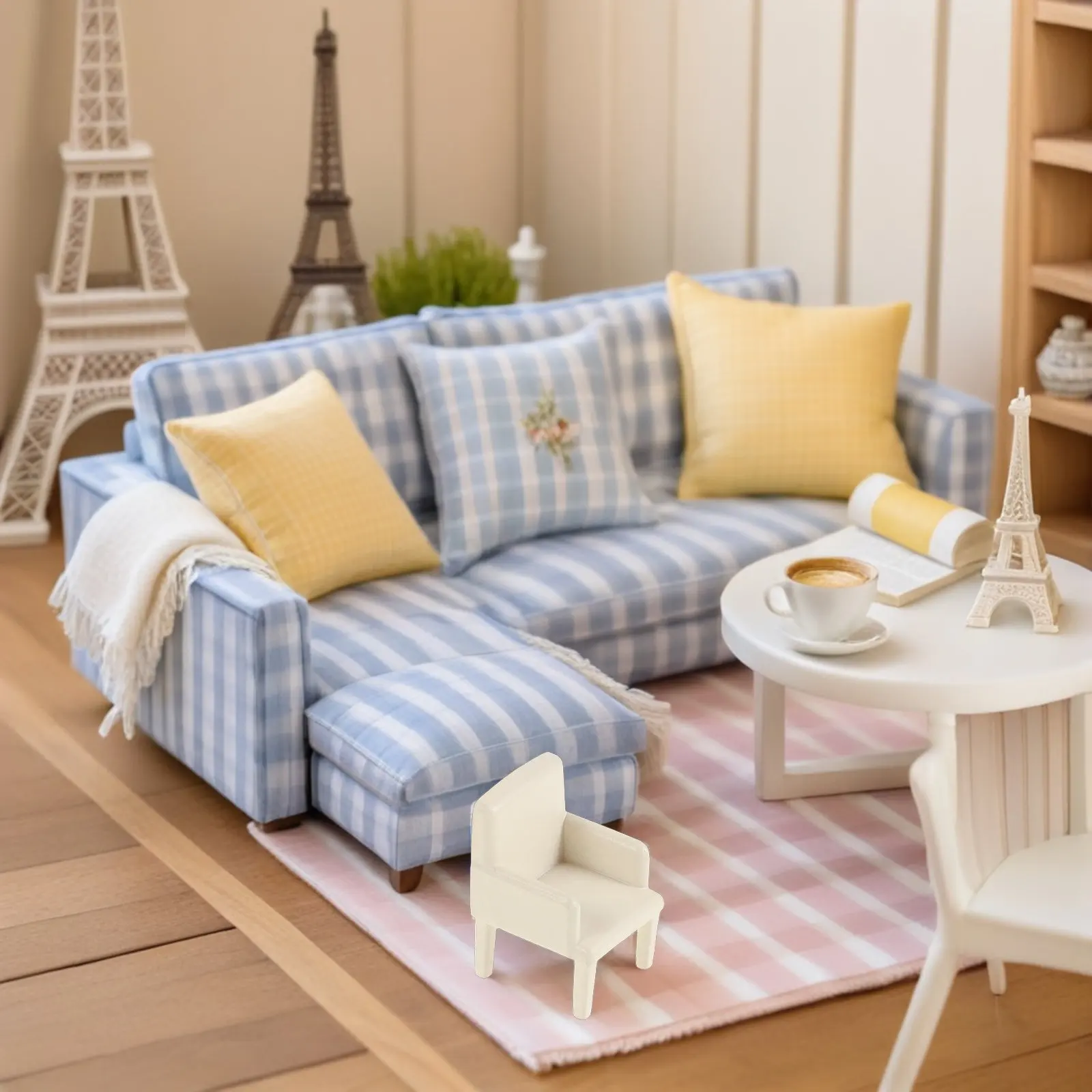 

20Pcs Miniature Sofa Chair Realistic 1 50 Scale Armchair for Living Room Miniature House Furniture Decoration Accessories