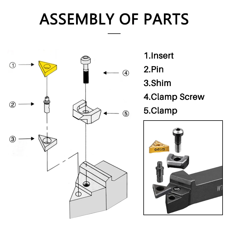 XCAN 10 sztuk TNMG wkładka węglikowa WTJNR/L uchwyt na narzędzia tokarskie WTJNR1616H16 WTJNR2020K16 WTJNL2525M16 CNC zewnętrzne narzędzie tnące