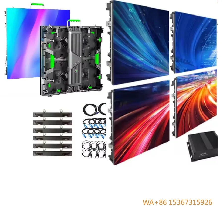

500x500mm P2.9/P3.91/P4.81 Outdoor Portable Rental LED Cabinet Advertising Display