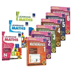 Fascicle SAP Learning Mathematics Book Grade 1-6 Children Learn Math Books Singapore Primary School Mathematics Textbook