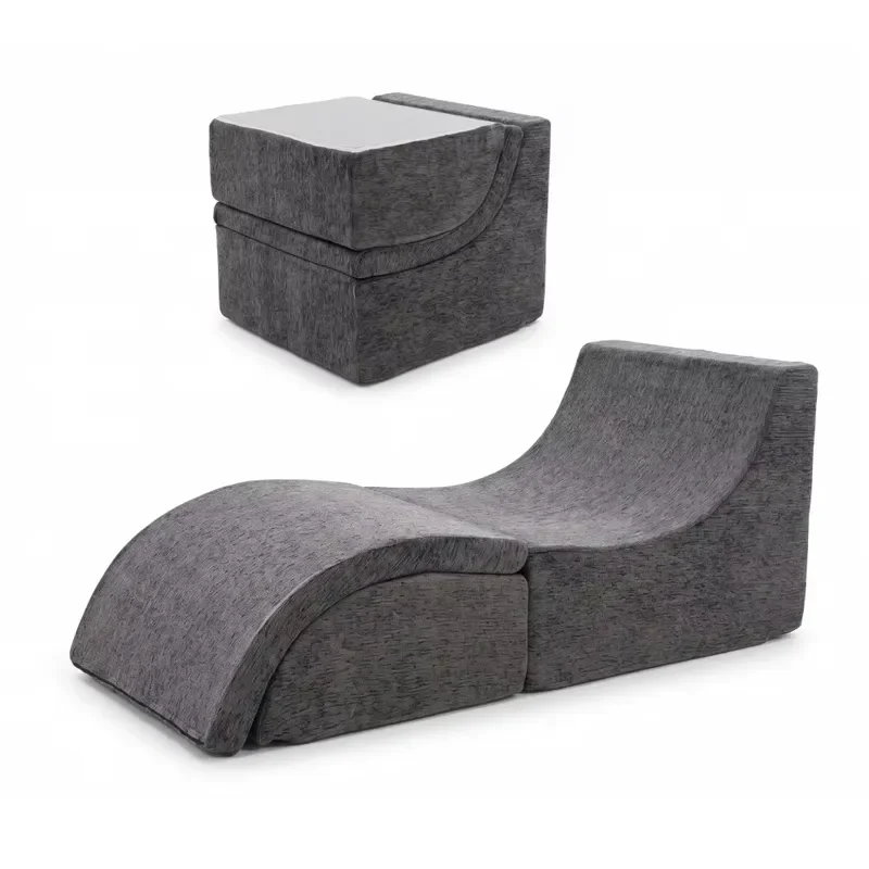 Portable Folding Foam Yoga Chair Ergonomic Meditation Seat Comfortable Recliner for Home Fitness Relaxation Floor Sofa