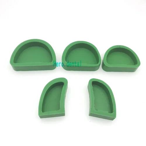 Imagen 2 del producto Modelo de yeso de silicona para laboratorio Dental, moldes de Base antiguos, molde en el modelo de piedra, 5 uds.