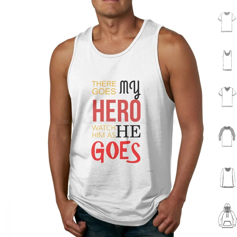 Hay mi héroe camisetas sin mangas chaleco música sin mangas Hay mi héroe Grunge letras canción mi héroe banda guitarra Foo