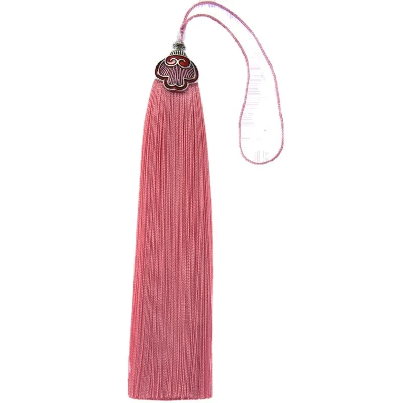 Chinese Auspicious Cloud Tassels Beautiful Flat Tassels Key Chain Handbag Pendants Handicraft Accessories
