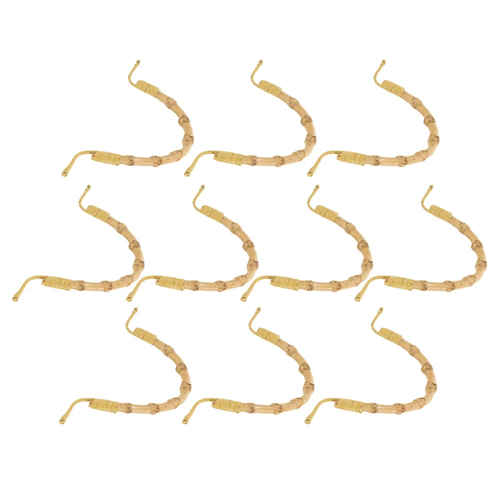 

10Pcs Replacement Teapot Handle Retro Rustic U-Shape Design for Kung Fu Tea Set Heat Resistant Easy Install Home Office Use