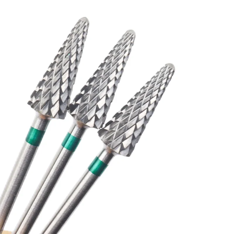 

Коническая форма, твердосплавное сверло для ногтей, 3/32 дюйма, фреза для маникюра, роторная электрическая дрель, аксессуары, инструмент