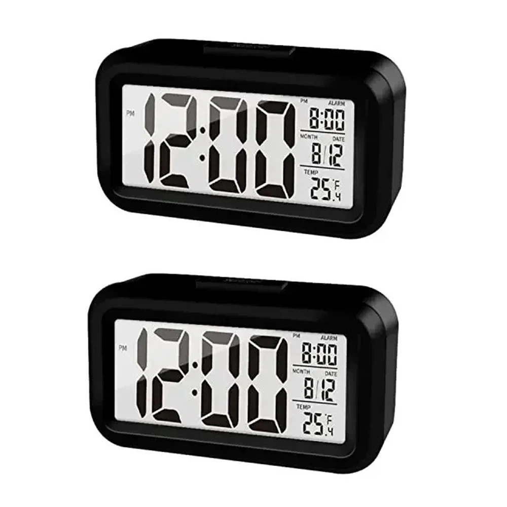 LED Digitale Wekker Backlight Snooze Data Tijdkalender Desktop Multifunctionele Elektronische Backlight Tafelklok - afbeelding 1