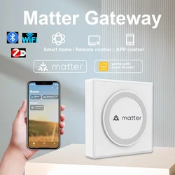Matter Smart Gateway Hub Zigbee Multi Protocol Bridge Homekit Alexa Google Home Smart Life App Control for Smart Home Devices