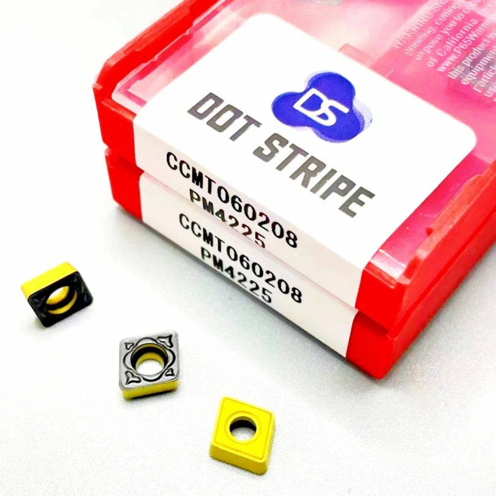 

10 шт. твердосплавные вставки CCMT060208 PM4225 для внутреннего токарного станка с ЧПУ, стального чугуна CCMT 060208 PM 4225, фрезерные инструменты