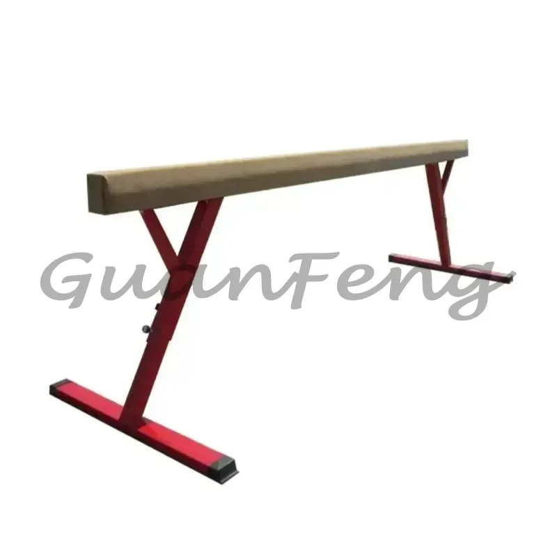 2m Large Elevating Gymnastics Balance Beam, Height Adjustable from 80–120cm, for Rhythmic Gymnastics Training and Competitions