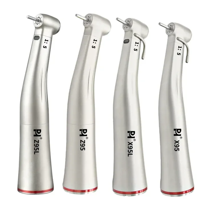 High Quality Dental 1-5 Low Speed Handpiece with Spray Contra Angle Steel and Metal electric