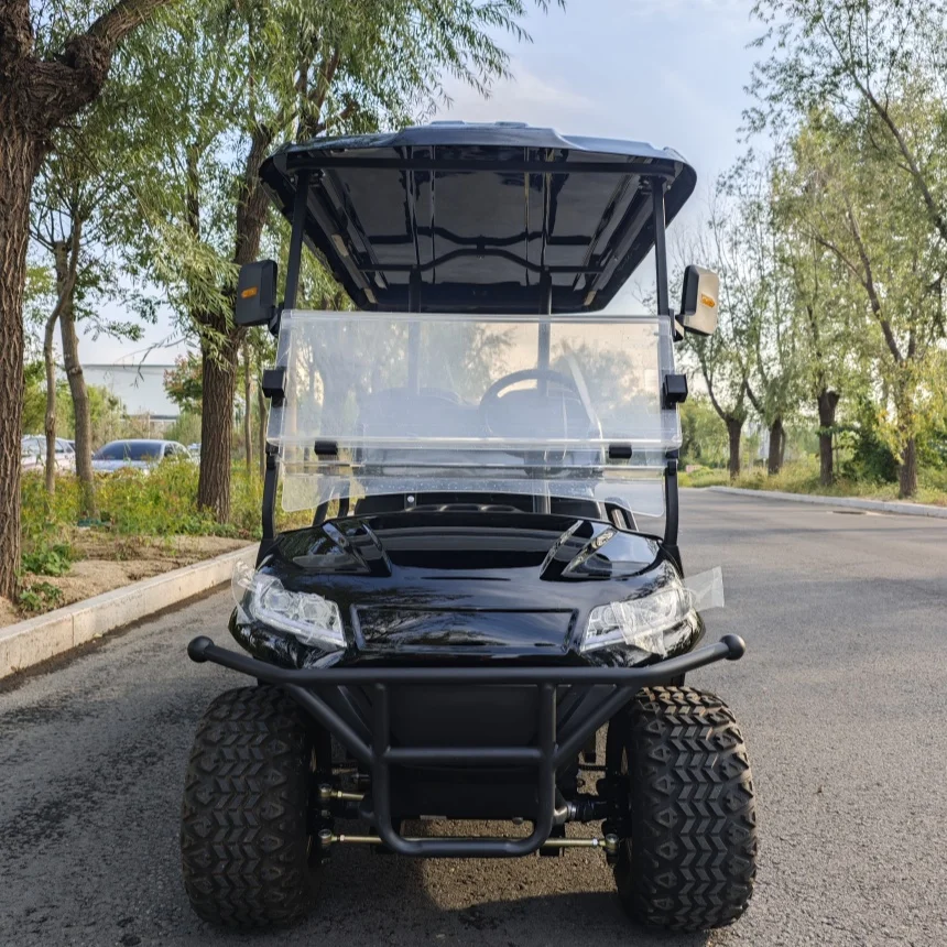 Fashion Style Golf Cart Model C 6 Seat 4000W/5000W/7000W AC Motor 60V 72V Lithium Battery Long Endurance Electric Golf Cart