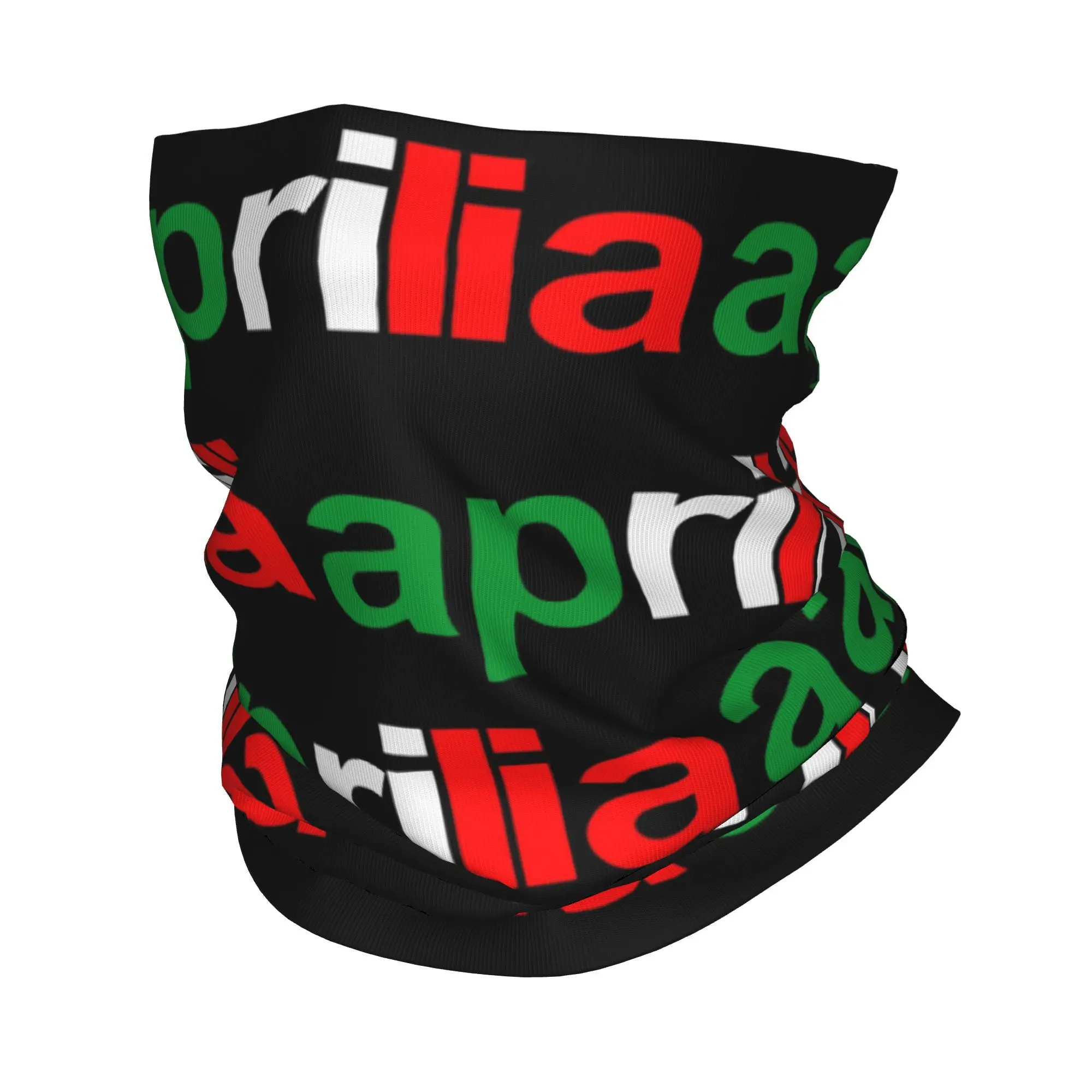 Custom Motorsports Aprilias Racing Bandana Neck Gaiter for Hiking Camping Men Women Wrap Scarf  Balaclava Warmer