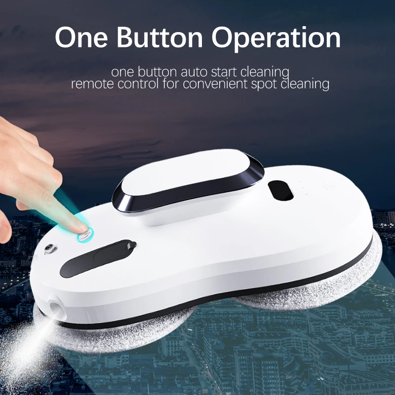 Intelligent Window Cleaning Robot Automatic Smart Glass Cleaner Robot Vacuum Window Cleaner Tools for Interior/Exterior Window