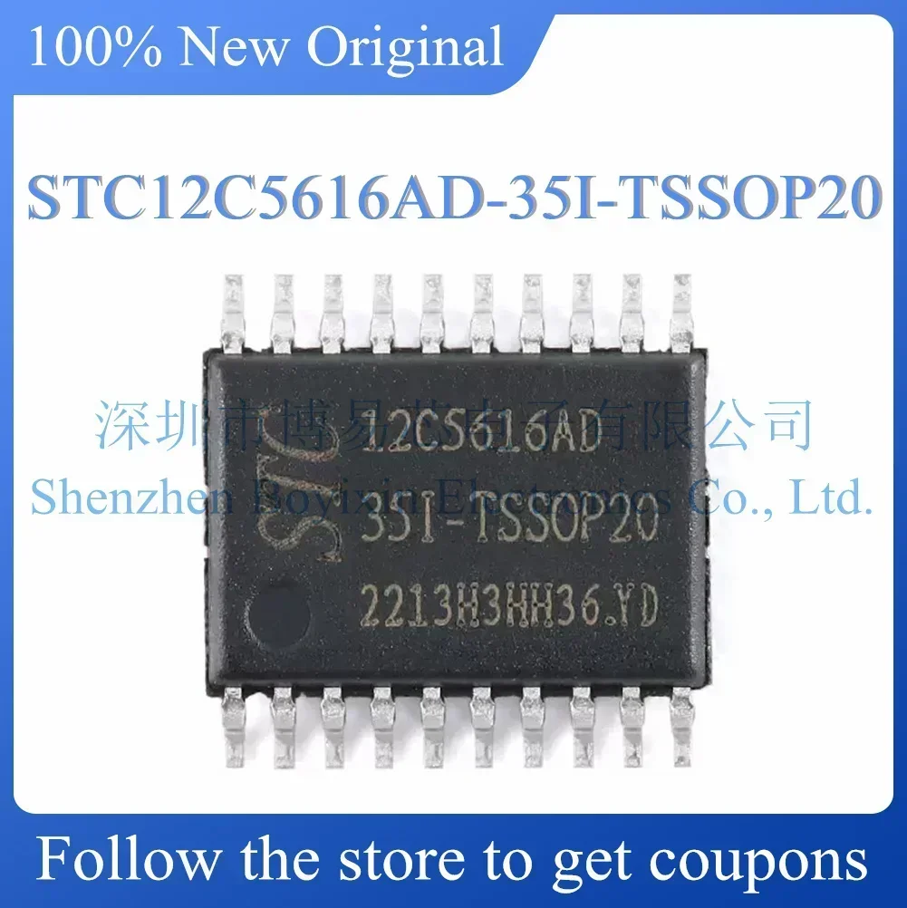 Test board STC12C5616AD-35I-TSSOP20/TR