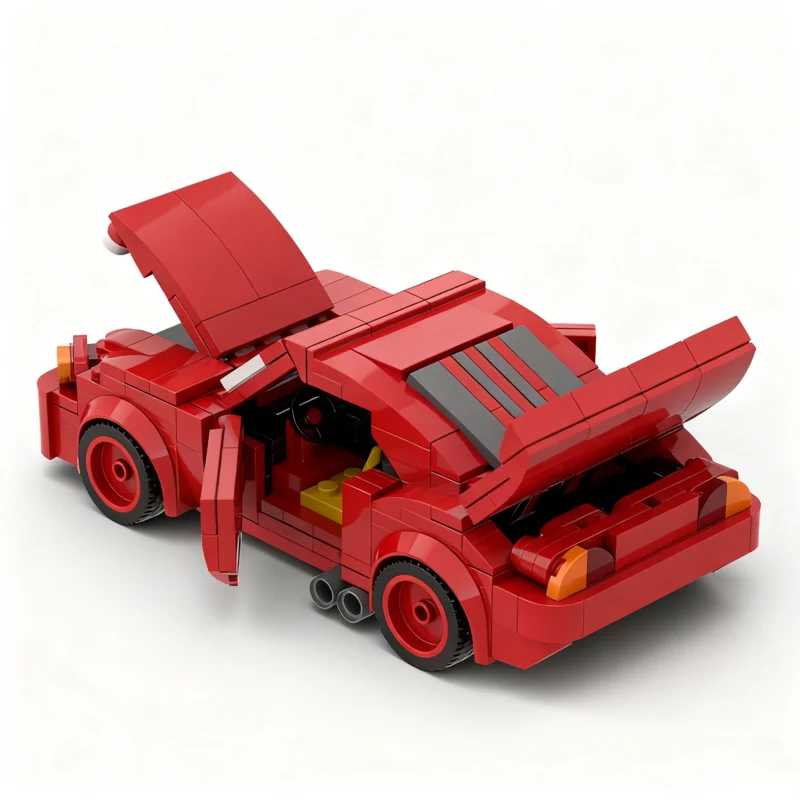 369 個 MOC アルティメット ライトニング・マックィーン シティ チャンピオンズ スーパーカー モデル 組み立てブロック おもちゃ DIY アイデア クリスマスギフト ブロック 誕生日プレゼント