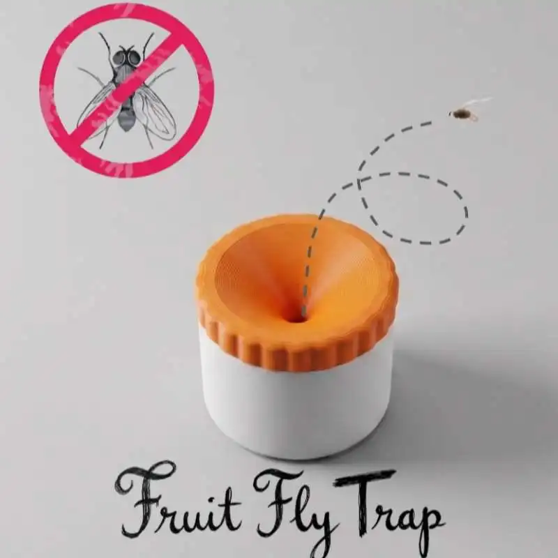 Runde Fliegenfalle, effektiver Insektenfänger, praktisches Gerät zur Schädlingsbekämpfung für den Innenbereich, den Haushalt und den Außenbereich. – Detail 12