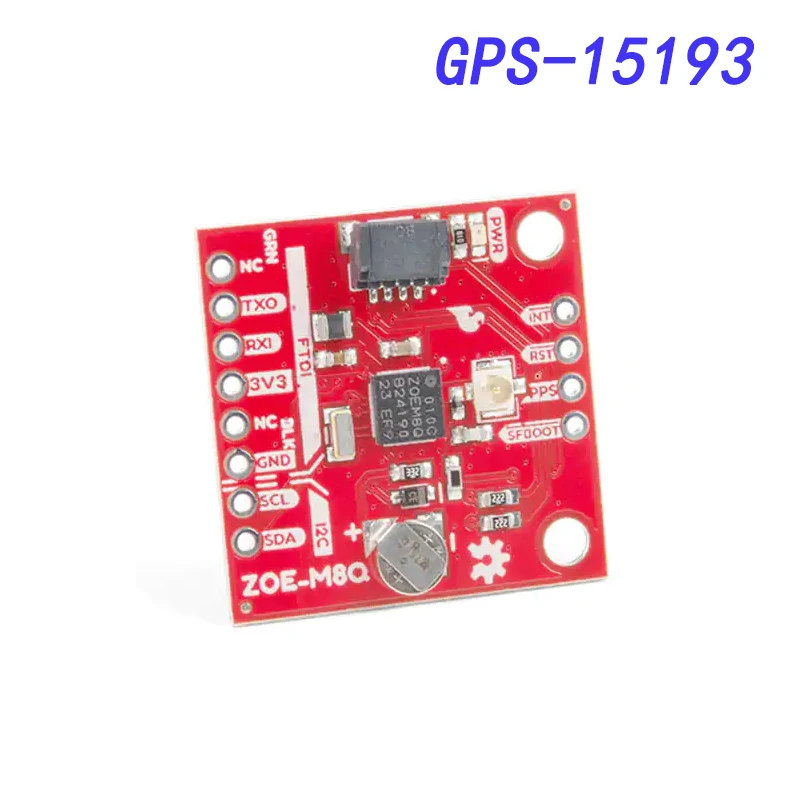 

GPS-15193 SparkFun GPS Breakout - ZOE-M8Q (Qwiic)