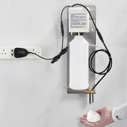 Wall Mounted Automatic Sensing Soap Dispenser Concealed Foam Machine behind Mirror Cabinet for Toilet