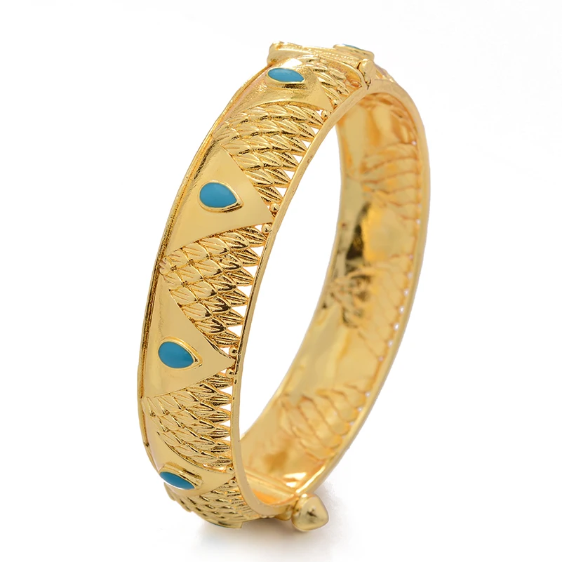 Luxury Indian Dubai Gold Color Bangles For Women Girls Dubai Wedding Bridal Bangles&Bracelet Wedding Bijoux Français Jewellry