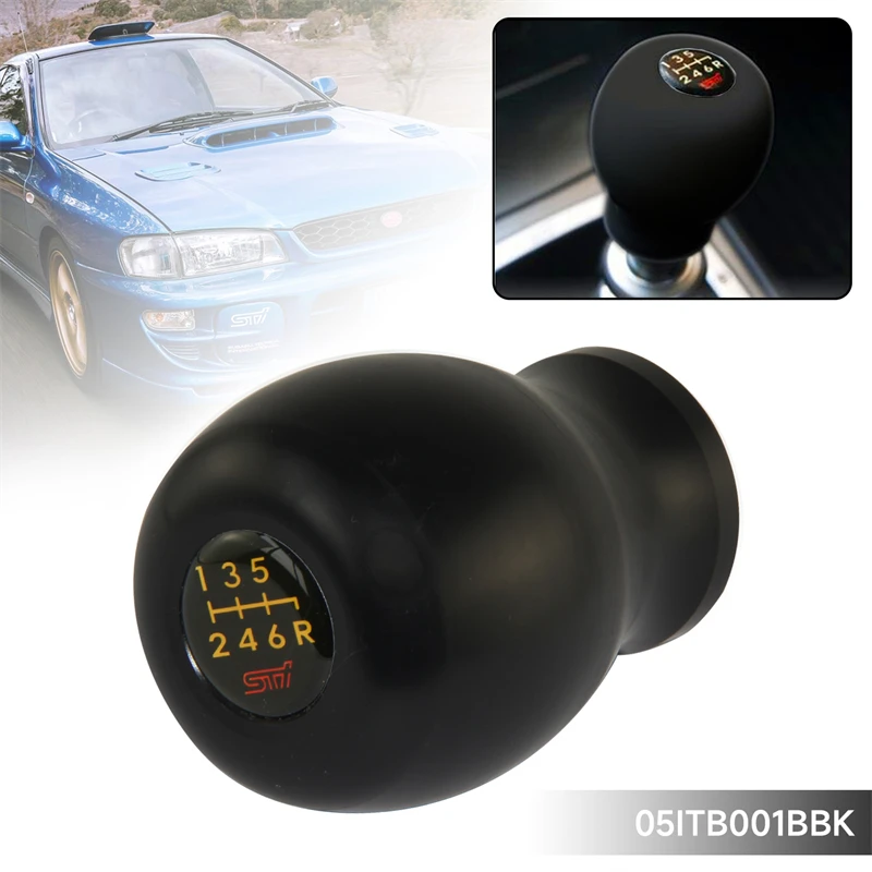 

6MT Shift Knob Legacy GDA GDB GC8 For JDM Subaru WRX Impreza STI Shift Knob Car gear knob Black