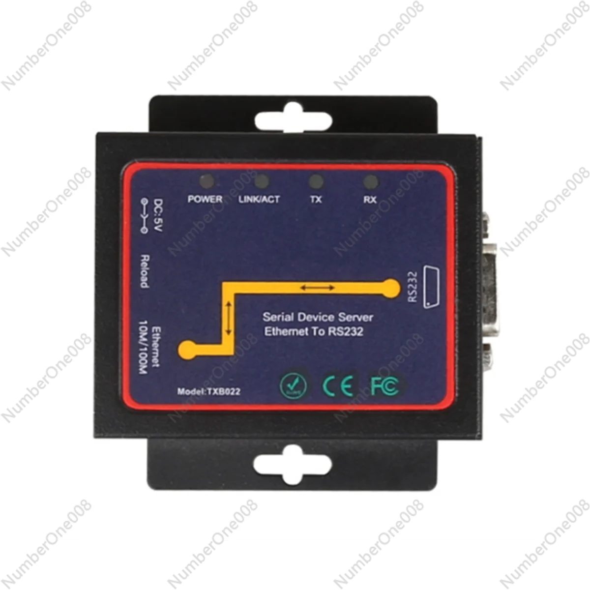 

Industrial Modbus Serial RS232 RS485 RS422 to Ethernet Converter Device Server TCP/RTU/UDP RJ45 to RS232+RS485 Connector