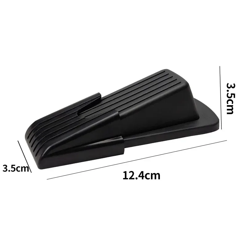 Silicone Safety Door Stopper Anti-collision Door Block Wedge Retainer Holder Door Stop For Home Office Floor Door Security