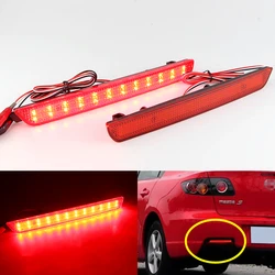 LED Rear Bumper Reflector Light Brake Lamp Reflector For Mazda 3 AXELA Tail/Brake Rear Fog Lamps Signal Light Car Accessories