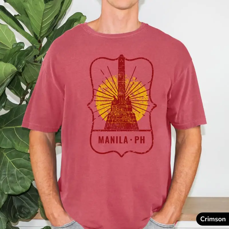 Manila Sunrise T Shirt Philippines Travel Filipino Souvenir Pinoy