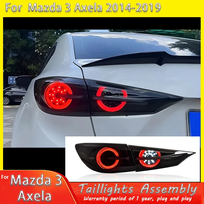 

Автомобильные аксессуары для Mazda Axela, задний фонарь 14-2019, новый задний фонарь Mazda 3 Axela, оригинальный дизайн, светодиодный задний фонарь DRL + тормоз + парк + сигнал
