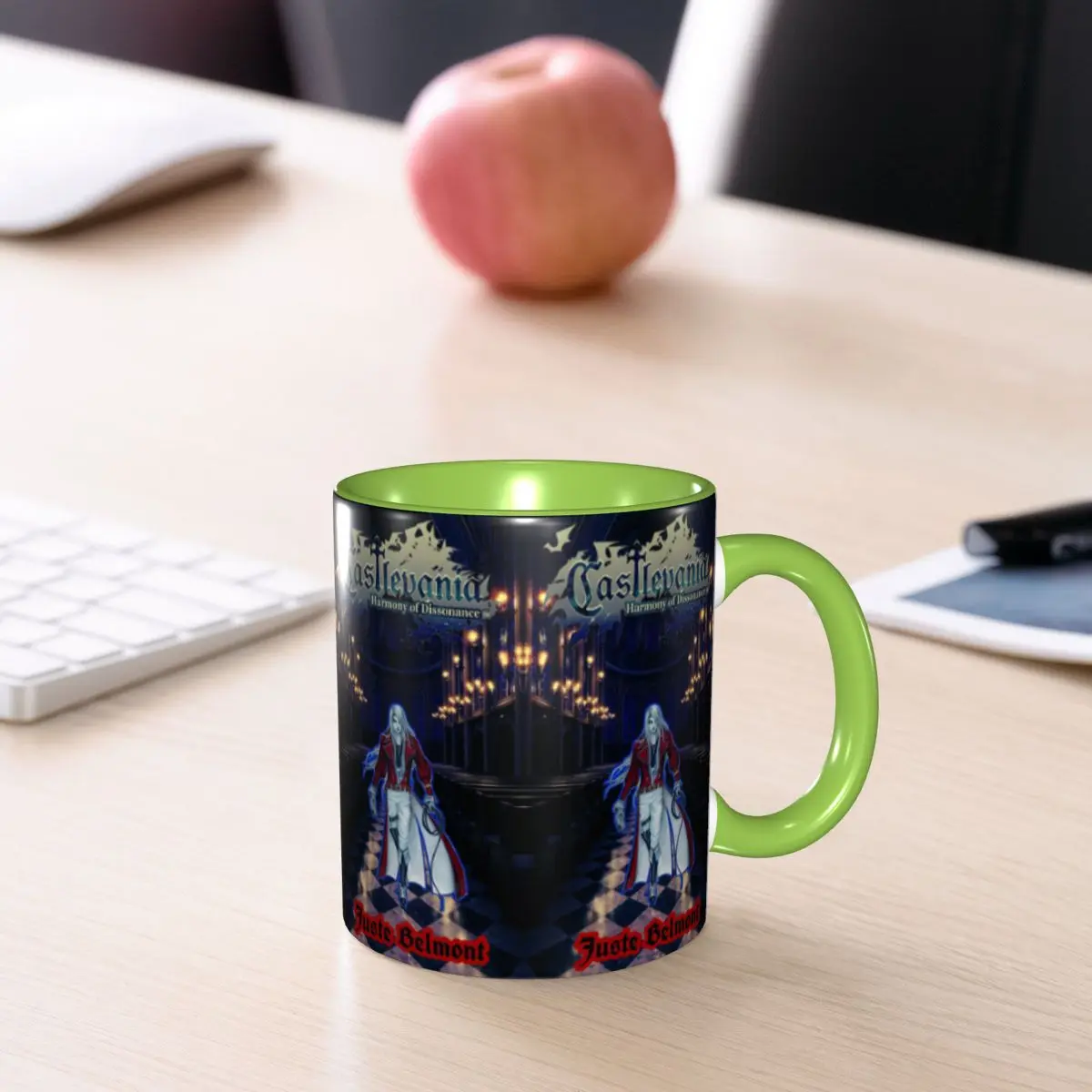 Juste Belmont Castlevania Harmony Of Dissonance Mug Funny Ceramic Coffee Cups Tea Mugs Milk Cup Drinkware Gift for Woman Man