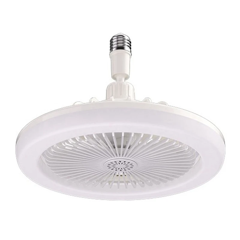 Ceiling Fans With Remote Control And Light Lamp Fan E27 Converter Base LED Lamp Fan Ceiling Fans For Bedroom Living Room