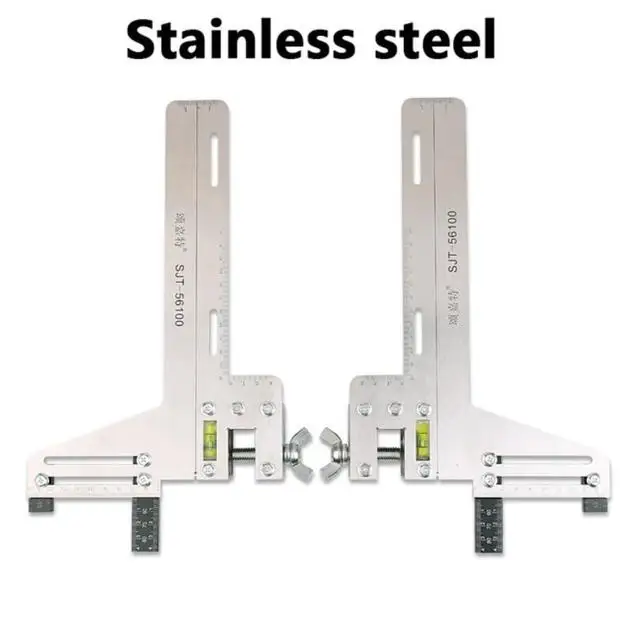 

Double line Elevator guide ruler Guideway positioning rul School guide rulr Card board find road ruler single line