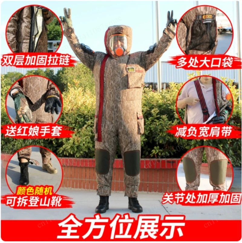 9-layer Anti-beehive Wasp Suit, A Full Set of Breathable and Thickened Anti-bee , Catch Black-tailed Matchmaker Wasp Protective